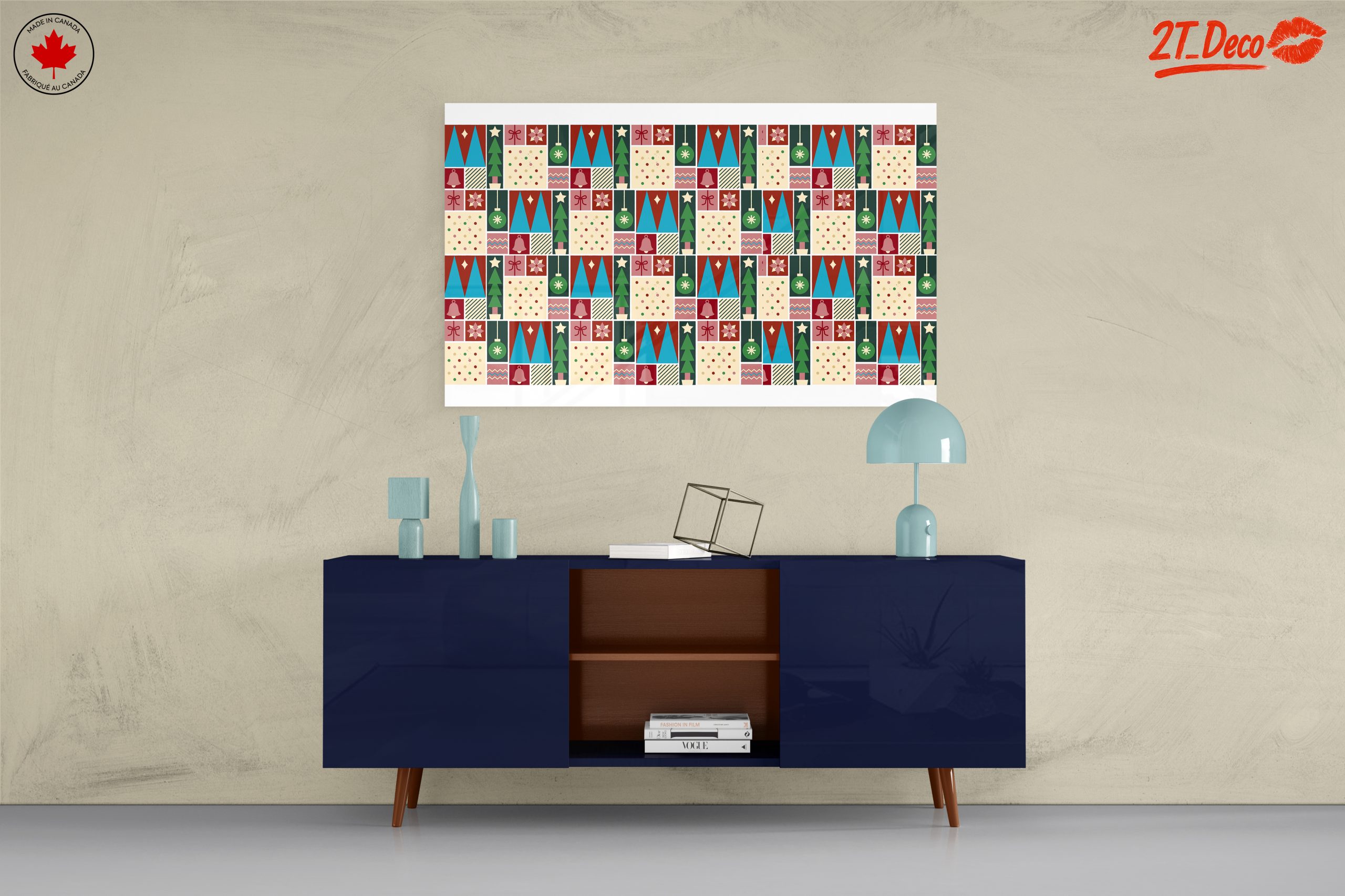 Festive Christmas Pattern Art 2 - Image 8