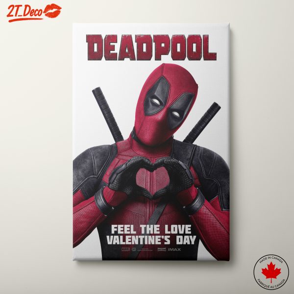Deadpool Heart Shaped Love Art
