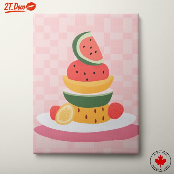 Colorful Abstract Food Stacking Art