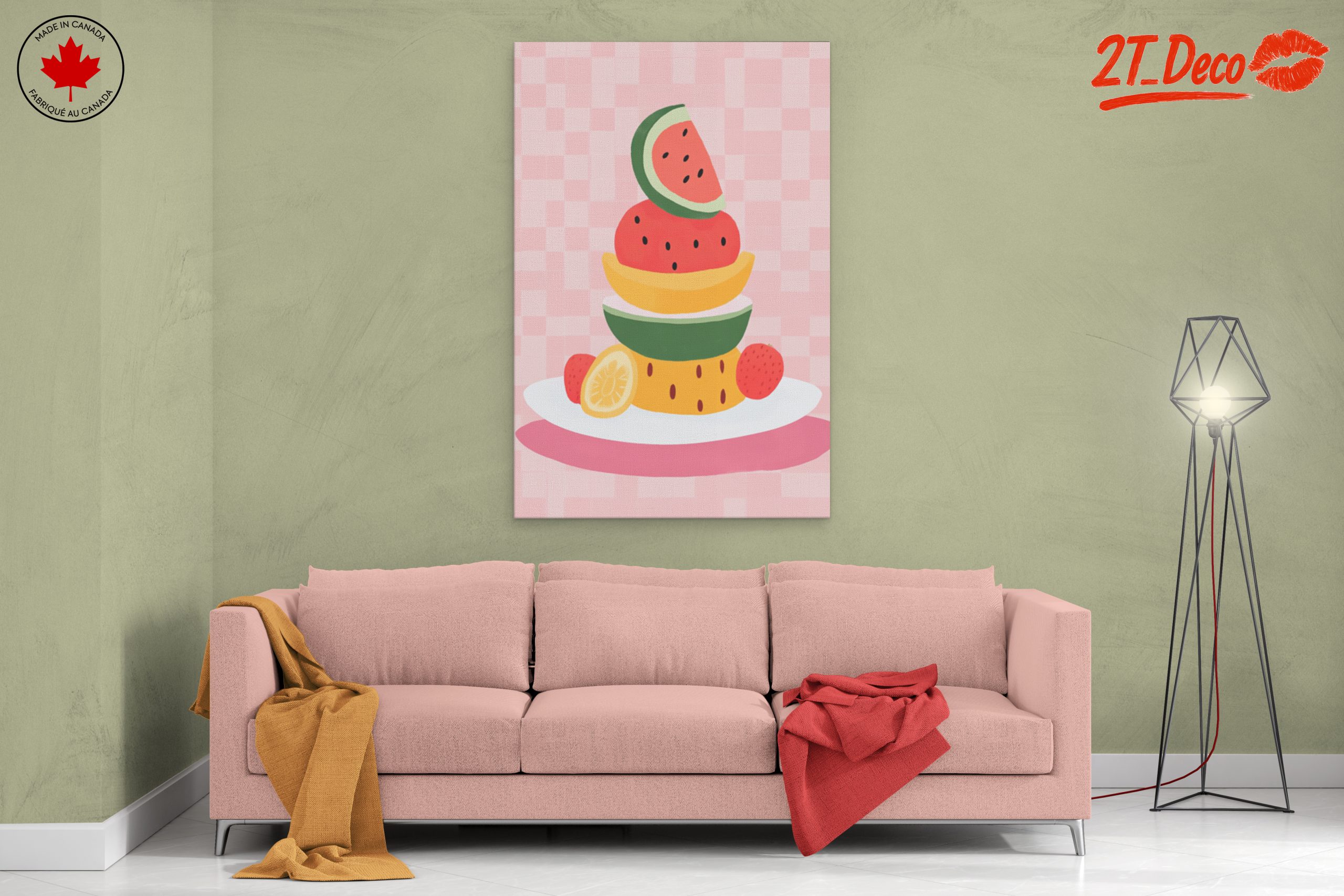 Colorful Abstract Food Stacking Art - Image 2