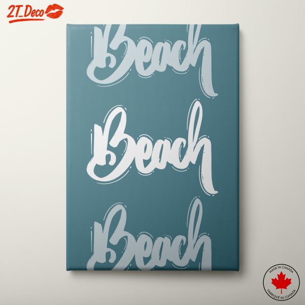 Beach Typography Wall Art