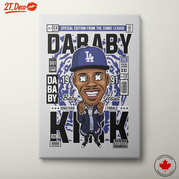 Stylized Artistic Representation of Hip Hop Character