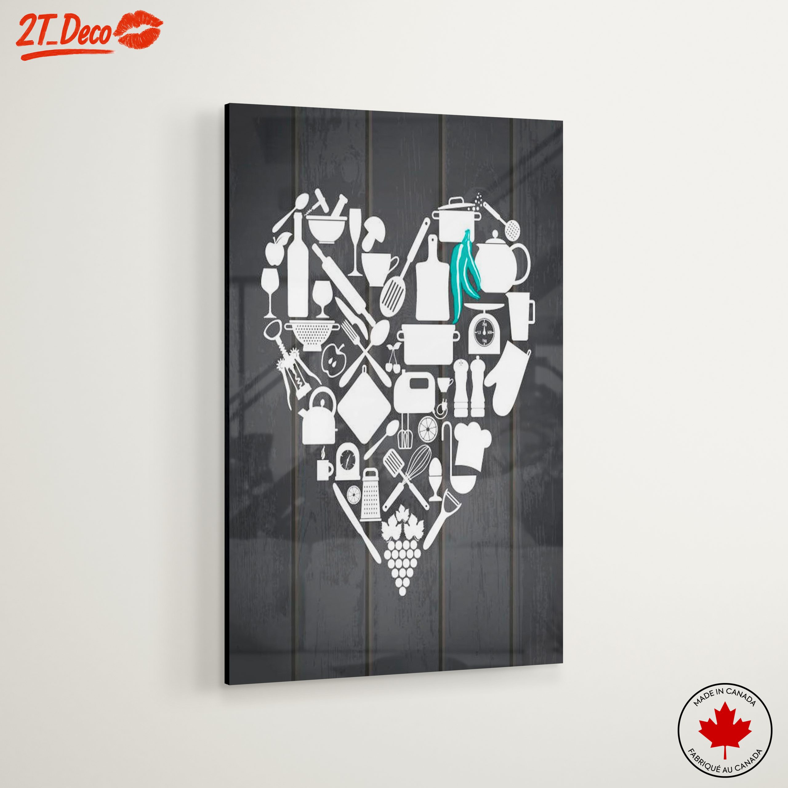 Culinary Heart Art for Kitchen Decor - Image 6