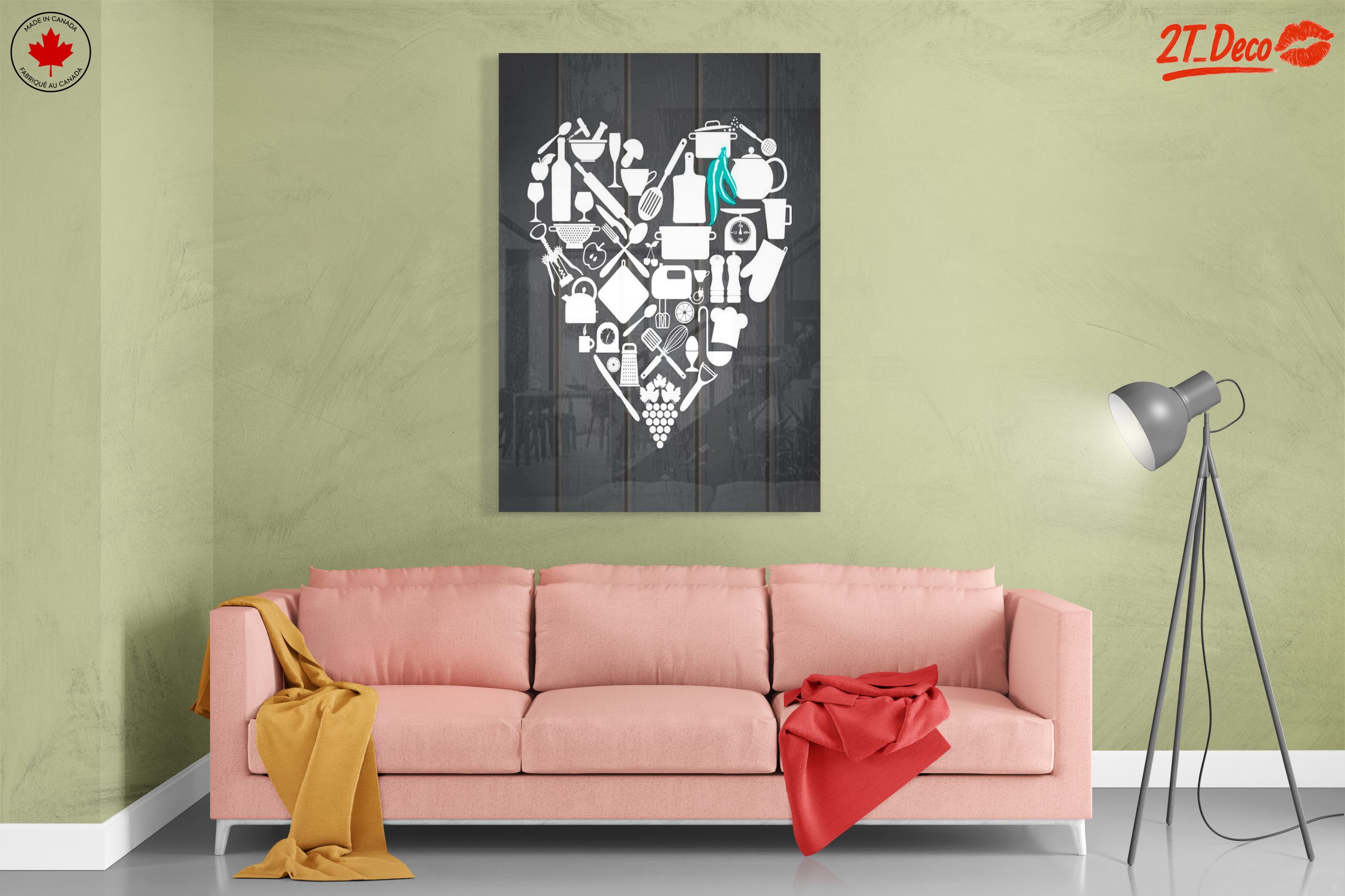 Culinary Heart Art for Kitchen Decor - Image 7