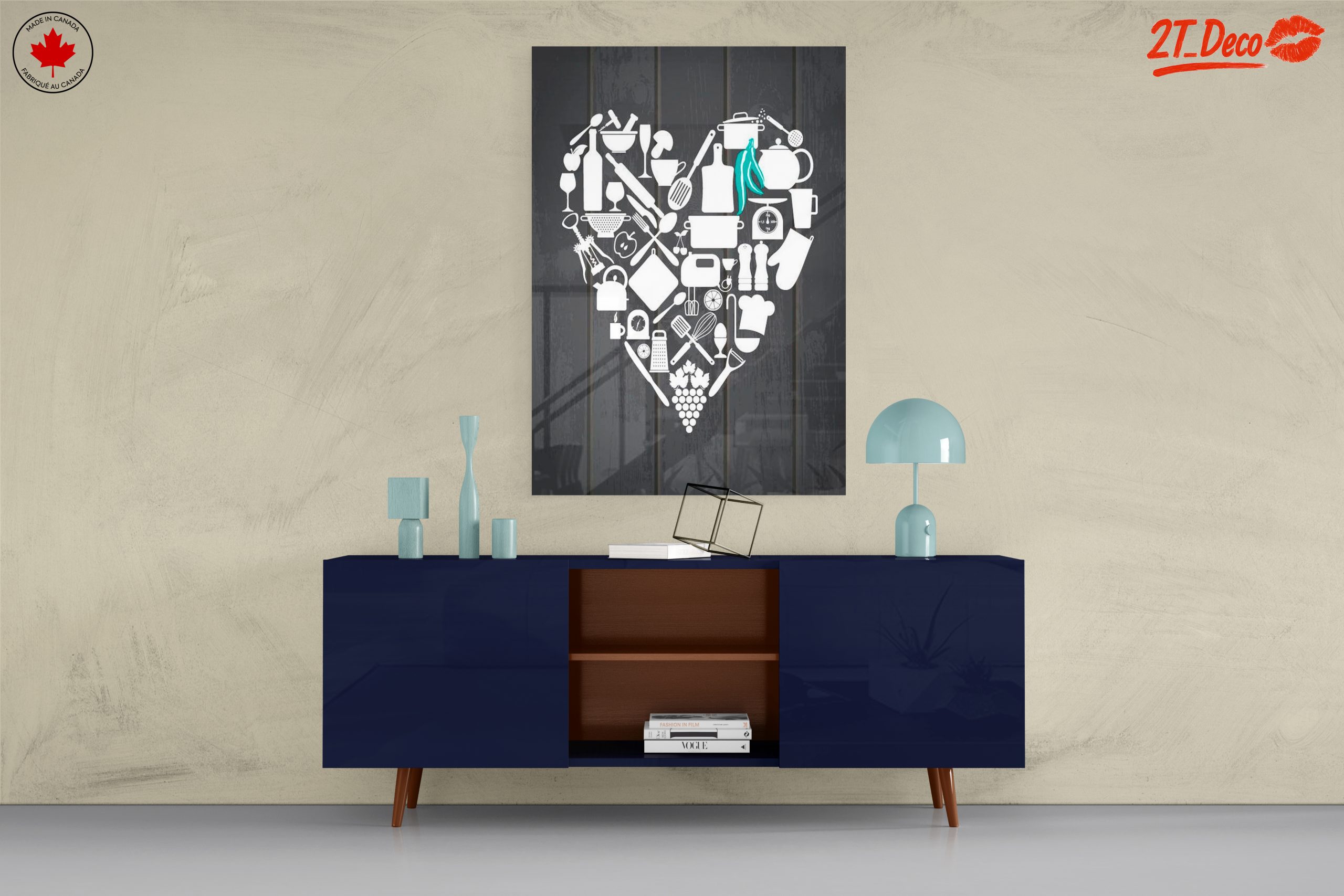 Culinary Heart Art for Kitchen Decor - Image 8
