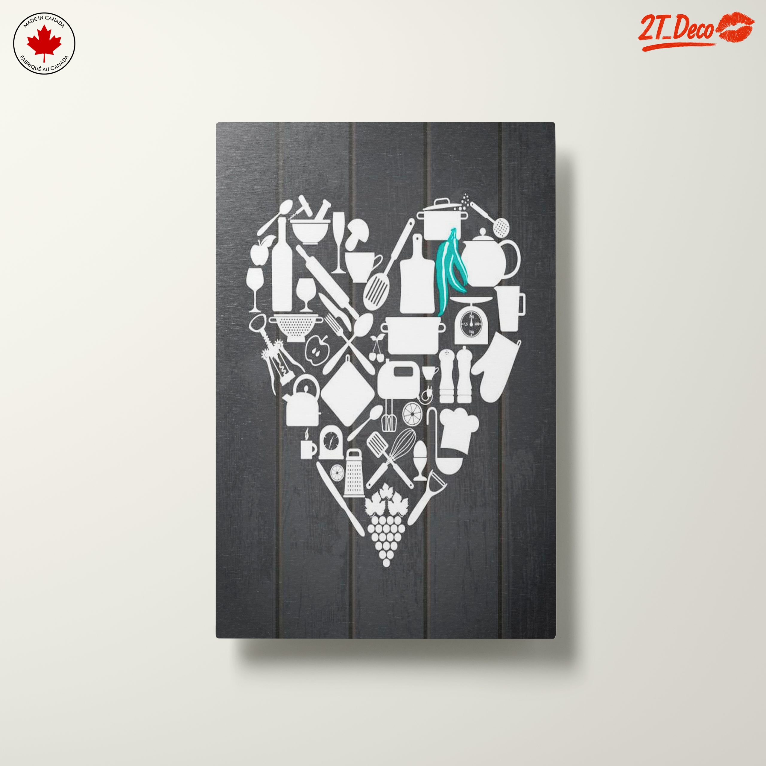 Culinary Heart Art for Kitchen Decor - Image 10