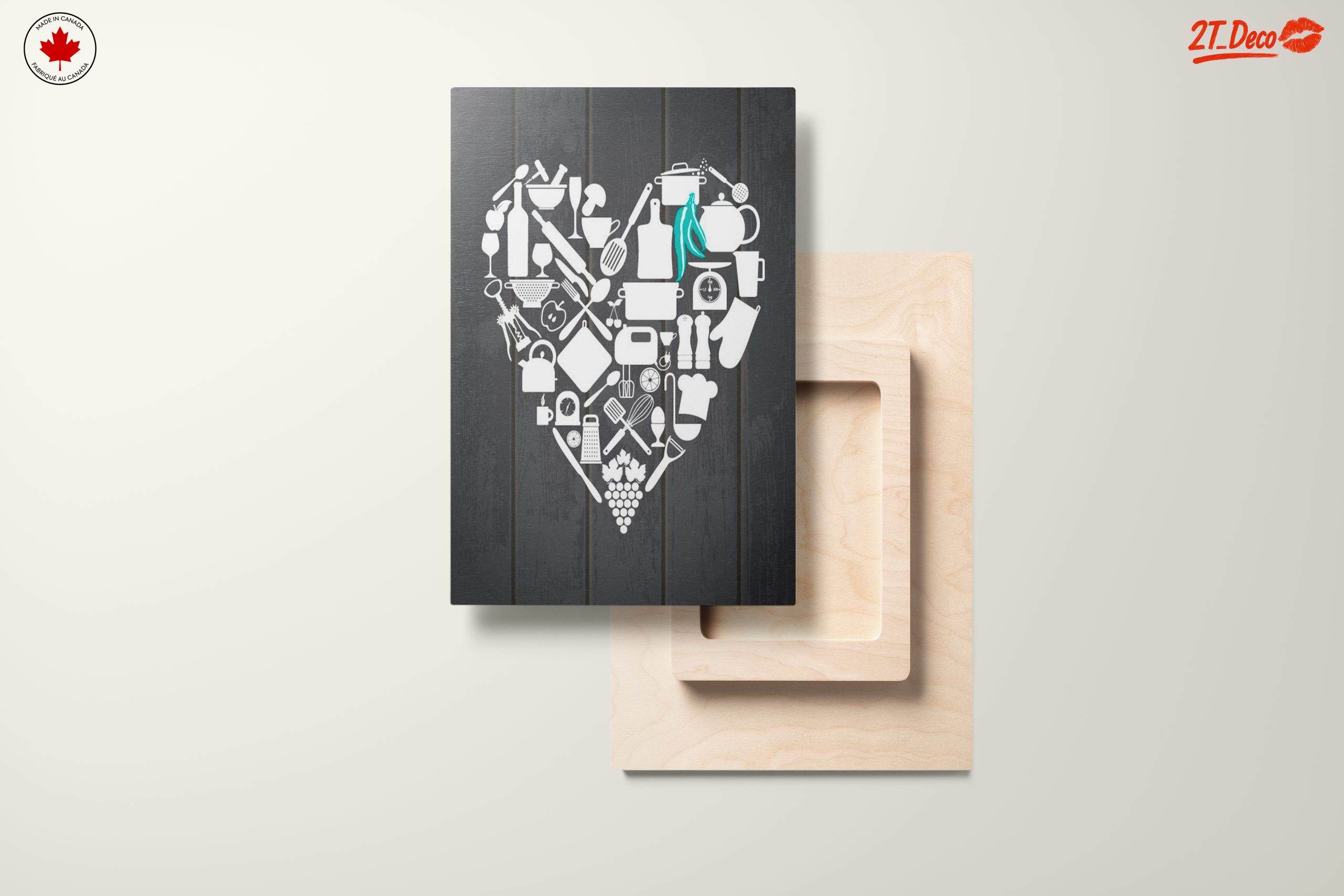 Culinary Heart Art for Kitchen Decor - Image 11