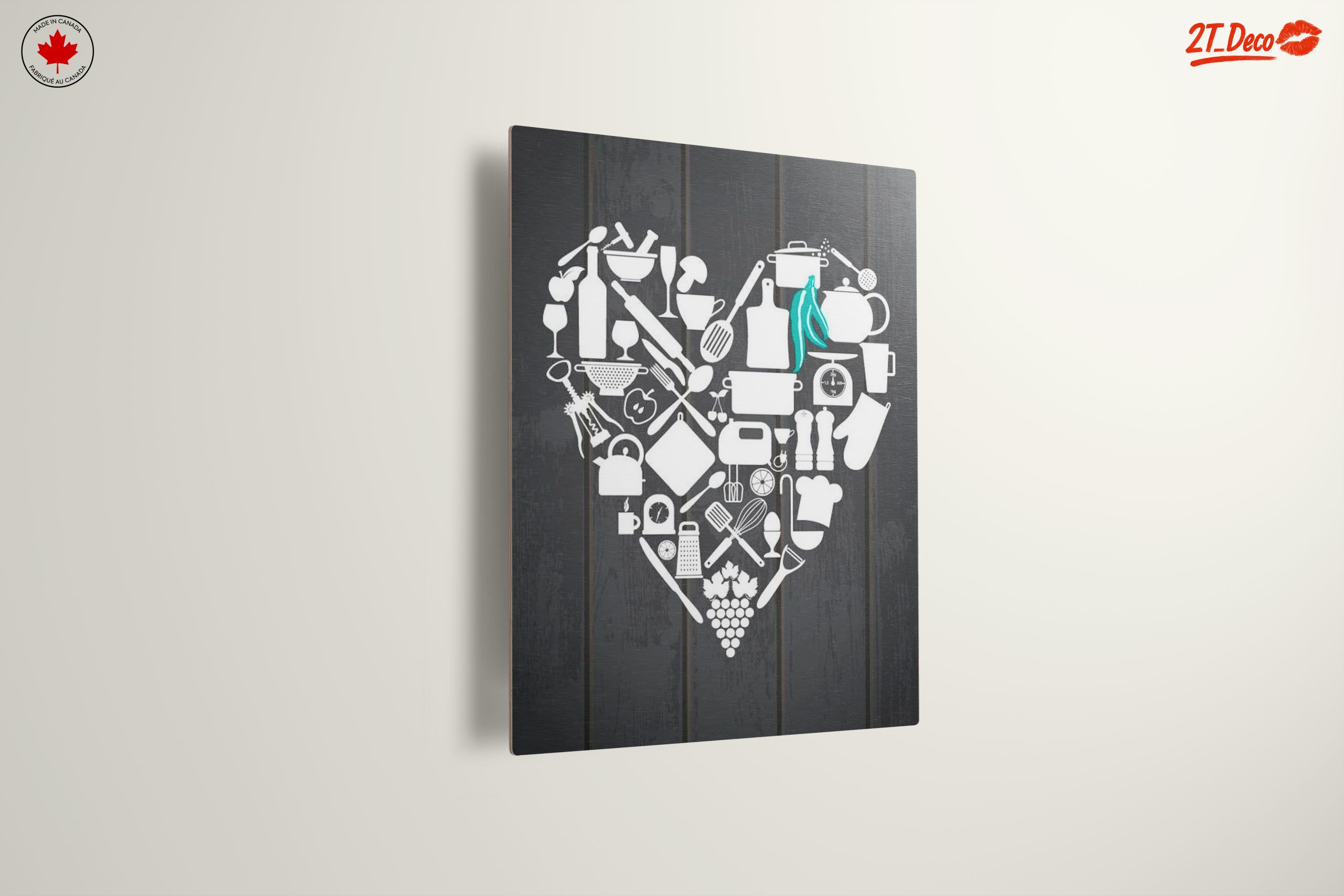 Culinary Heart Art for Kitchen Decor - Image 13