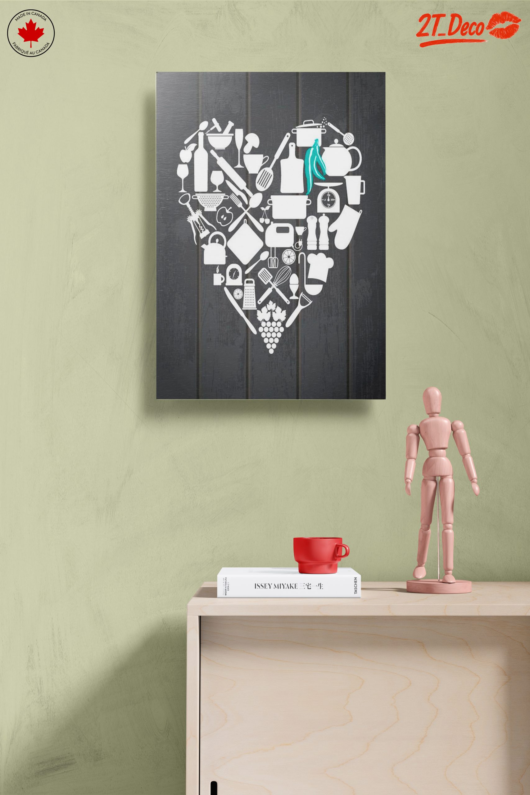 Culinary Heart Art for Kitchen Decor - Image 14