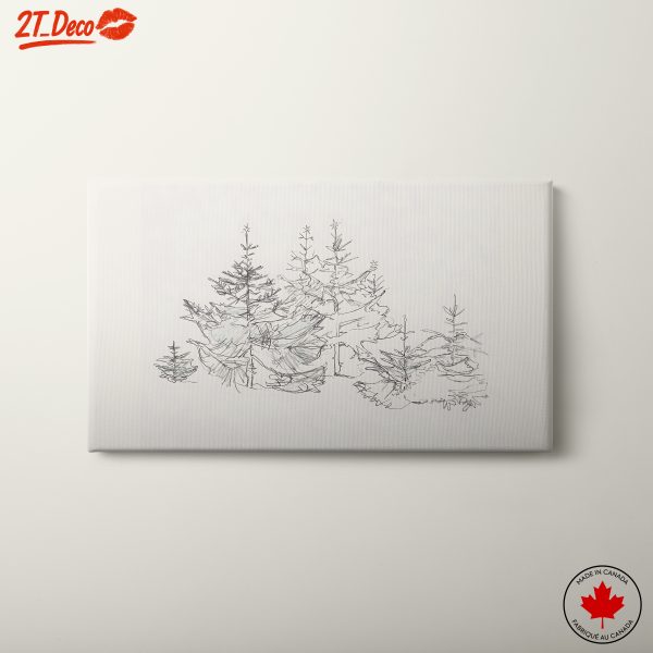 Stylized Forest Illustration