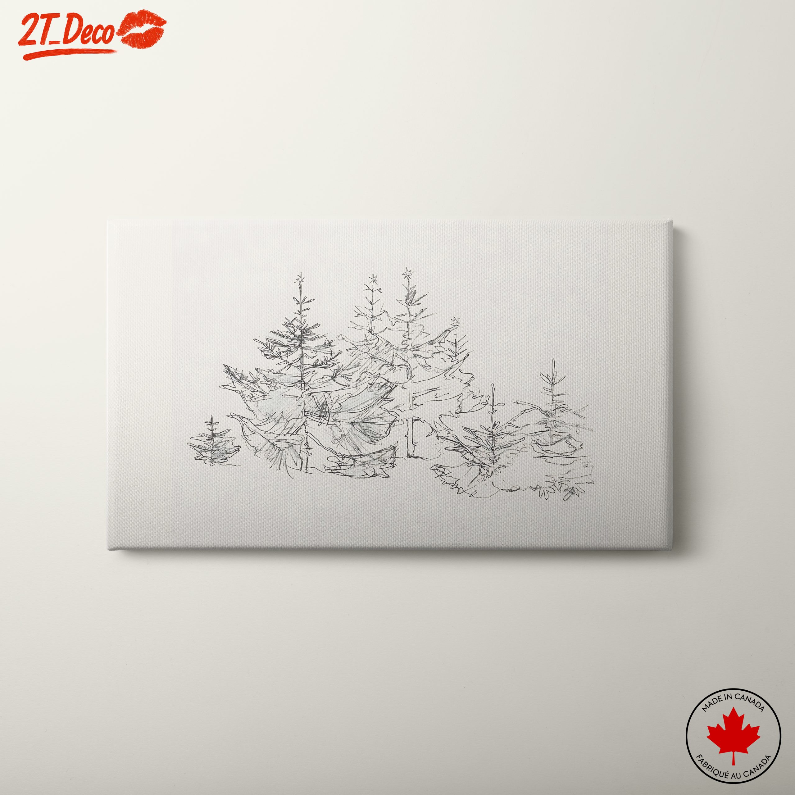 Stylized Forest Illustration
