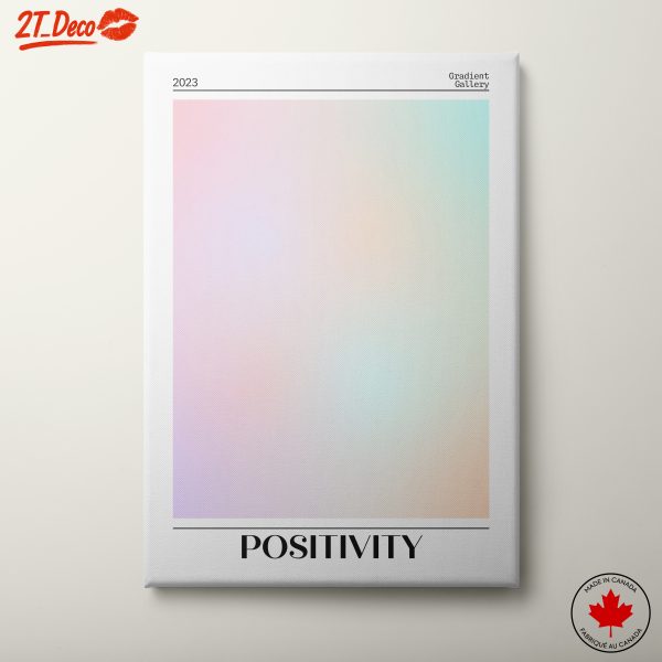 Positive Vibes Abstract Art for Inspiring Spaces