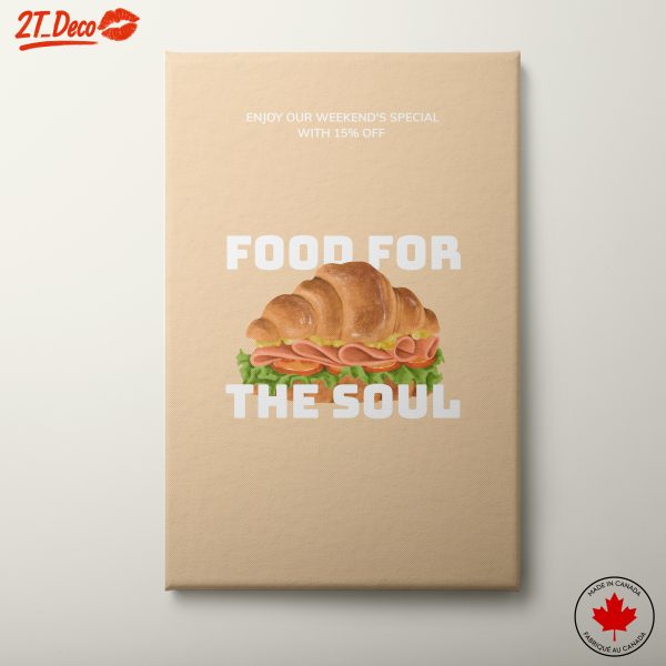 Abstract Art Representation of Tasty Food