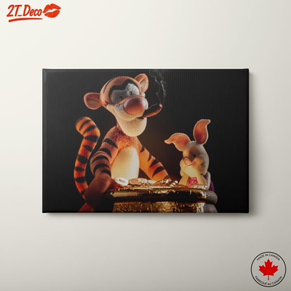 Whimsical Characters with Gold Treasure