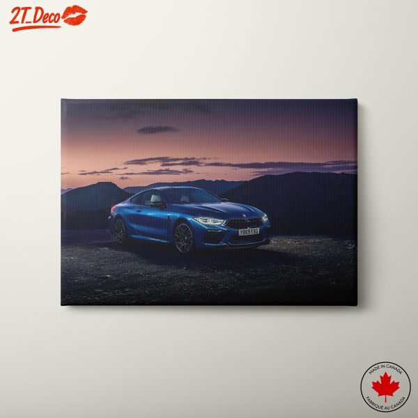 BMW M8 Coupe Against Dramatic Sunset