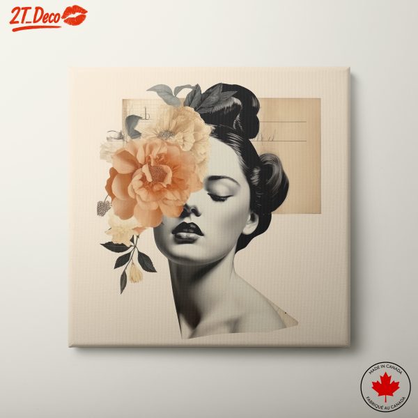 Elegant Contemporary Portrait with Floral Elements 2