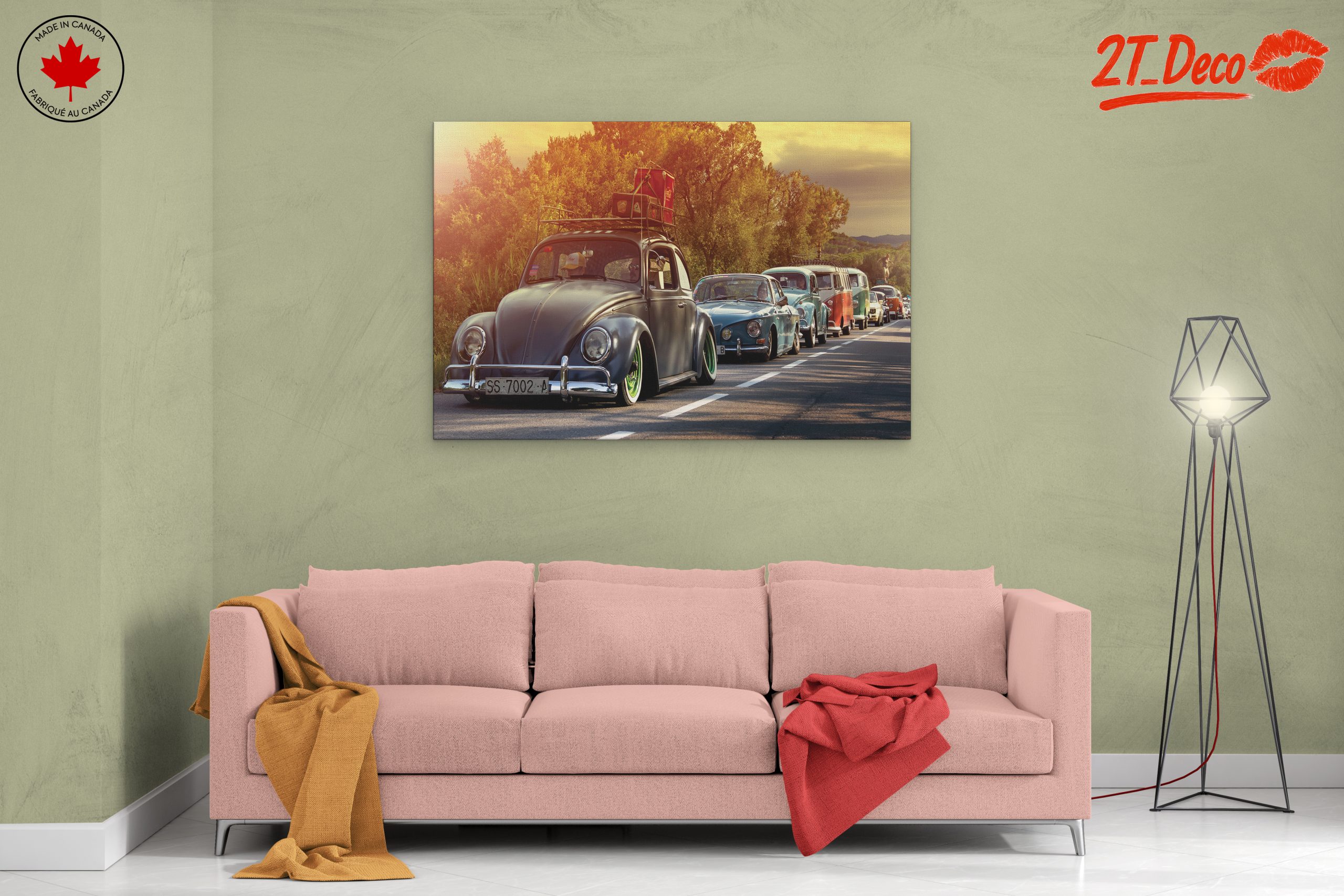 Vintage Cars on a Scenic Road - Image 2