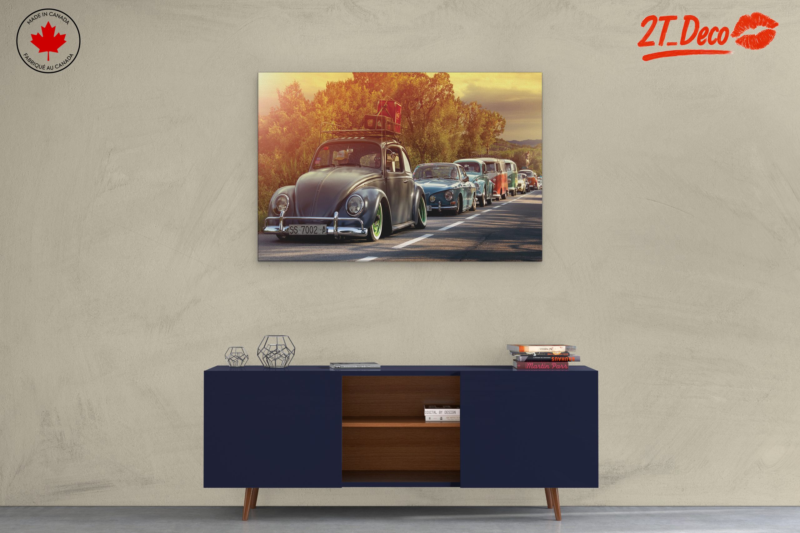 Vintage Cars on a Scenic Road - Image 3