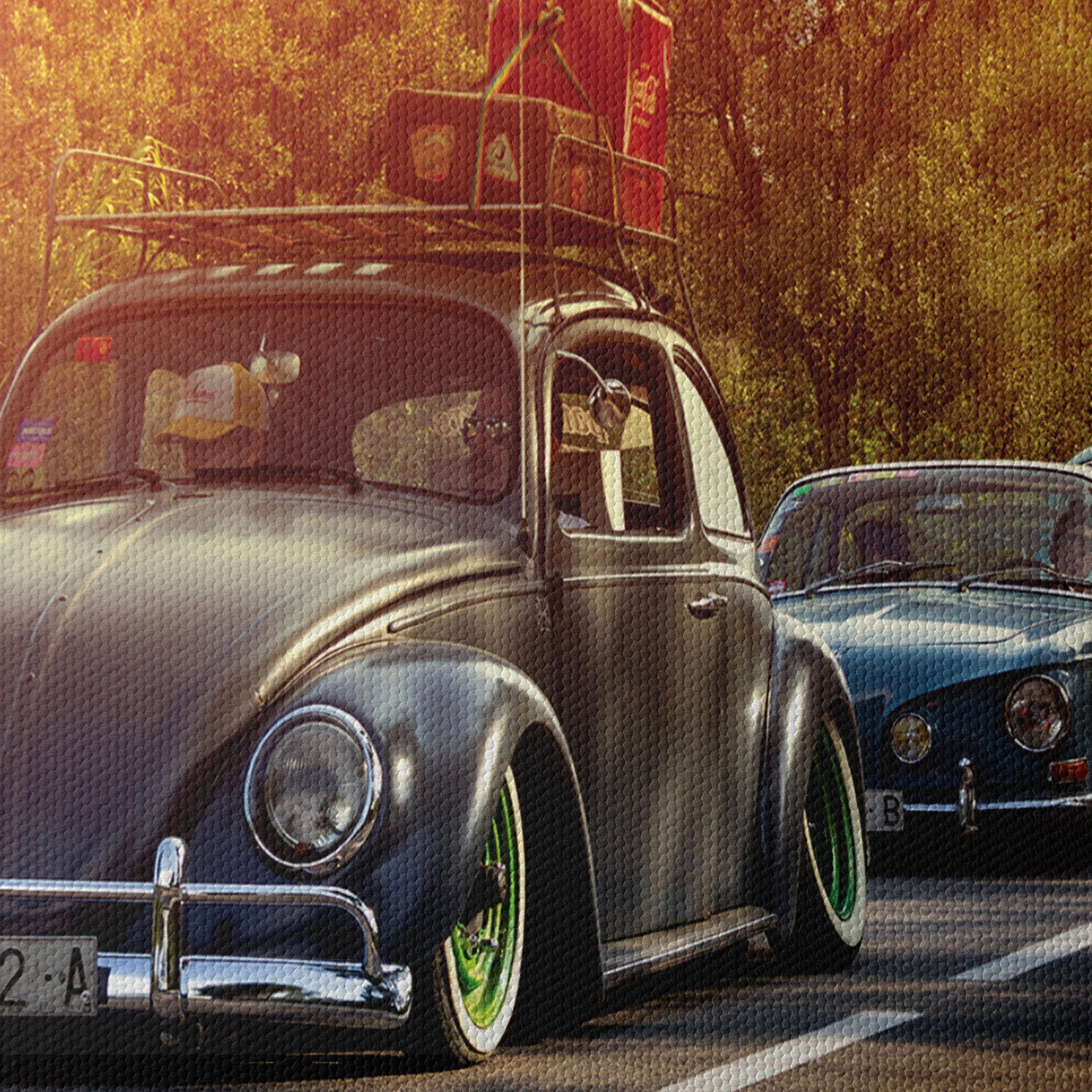 Vintage Cars on a Scenic Road - Image 4
