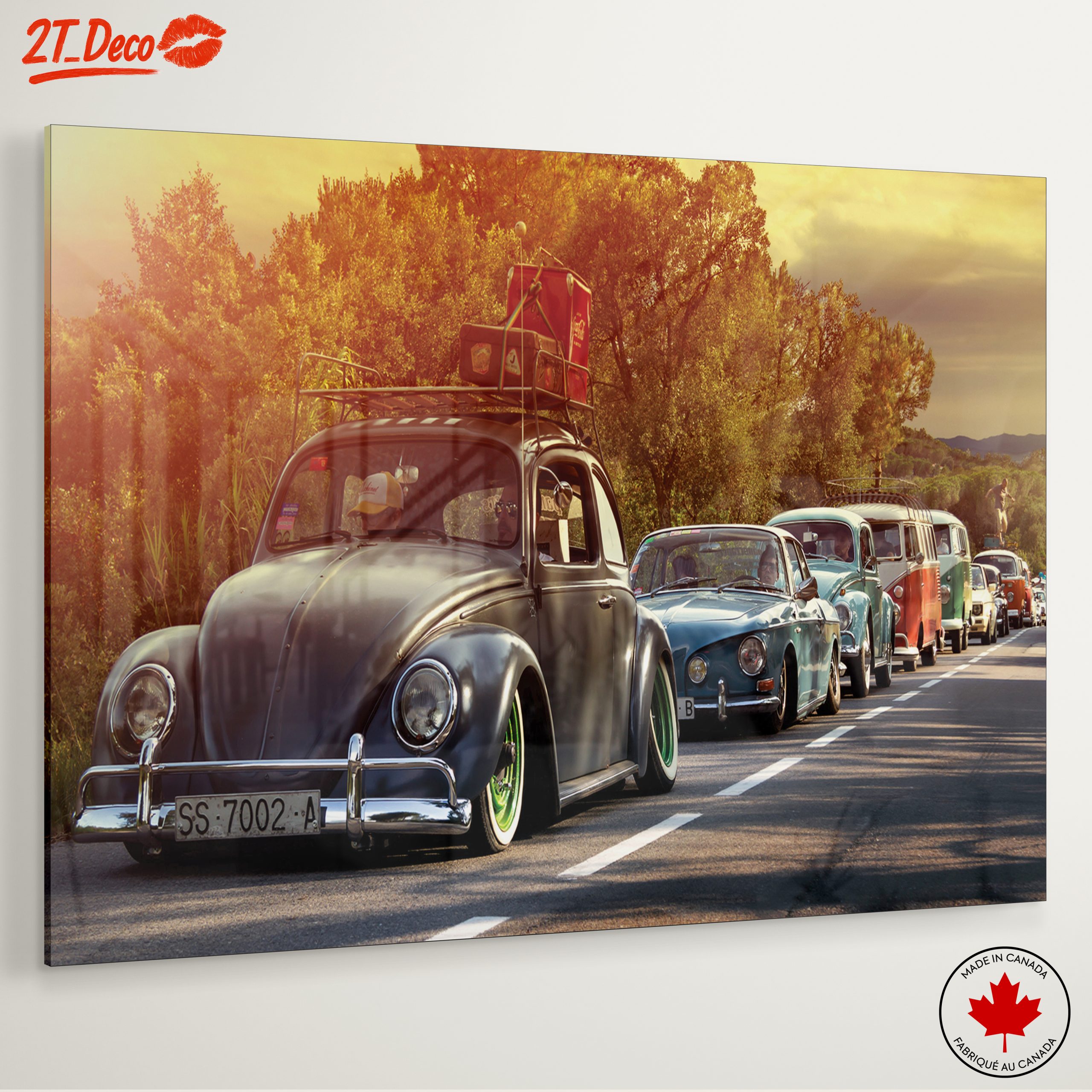 Vintage Cars on a Scenic Road - Image 6