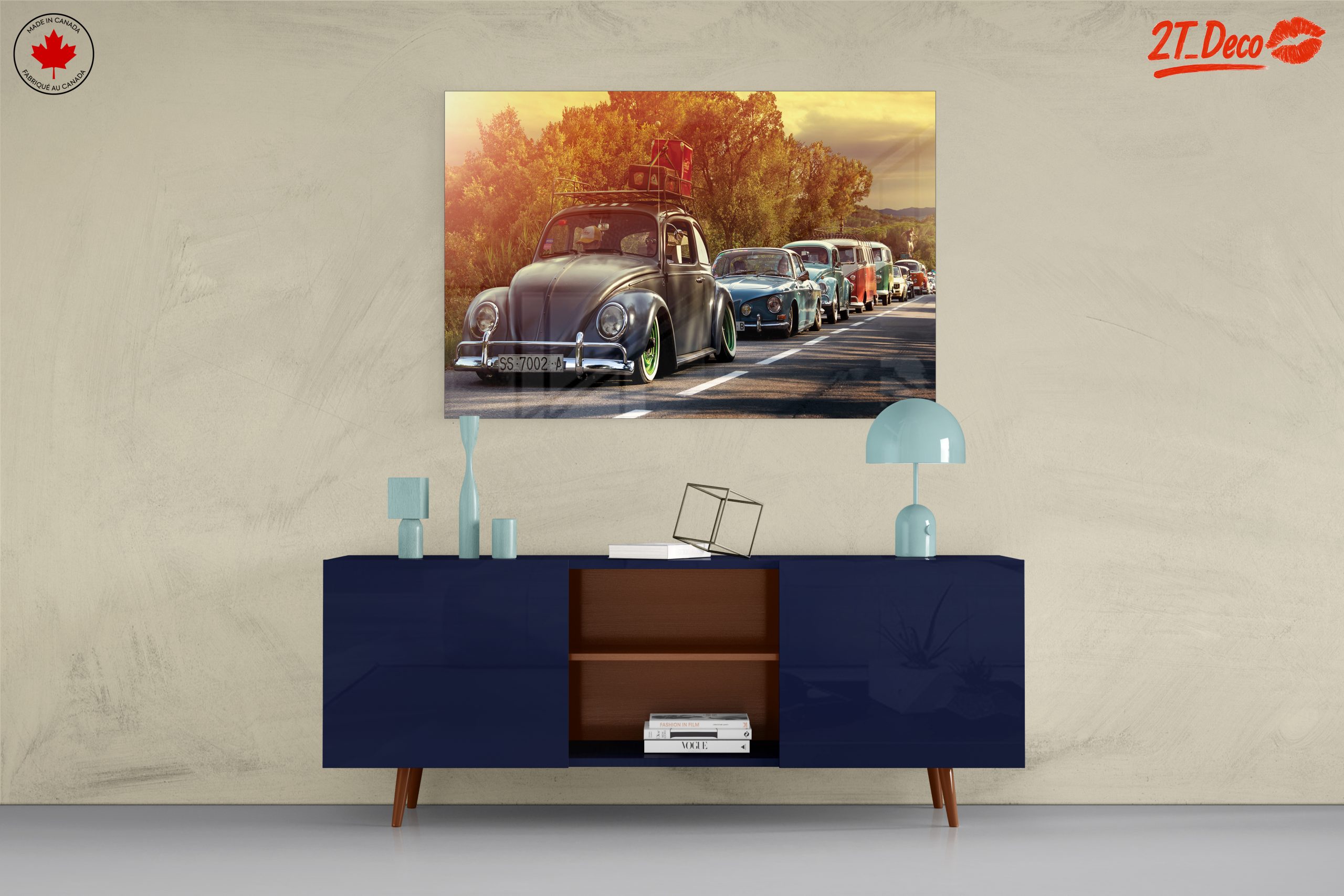 Vintage Cars on a Scenic Road - Image 8