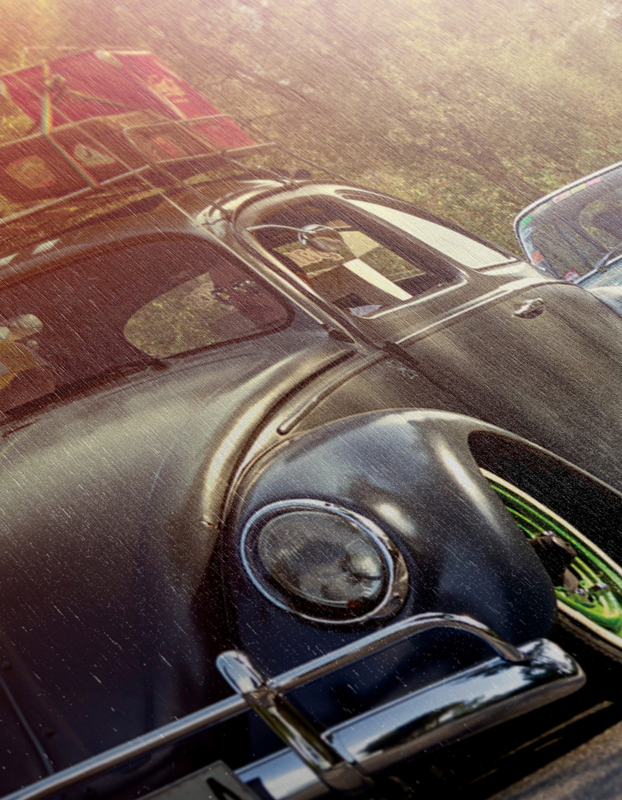 Vintage Cars on a Scenic Road - Image 12