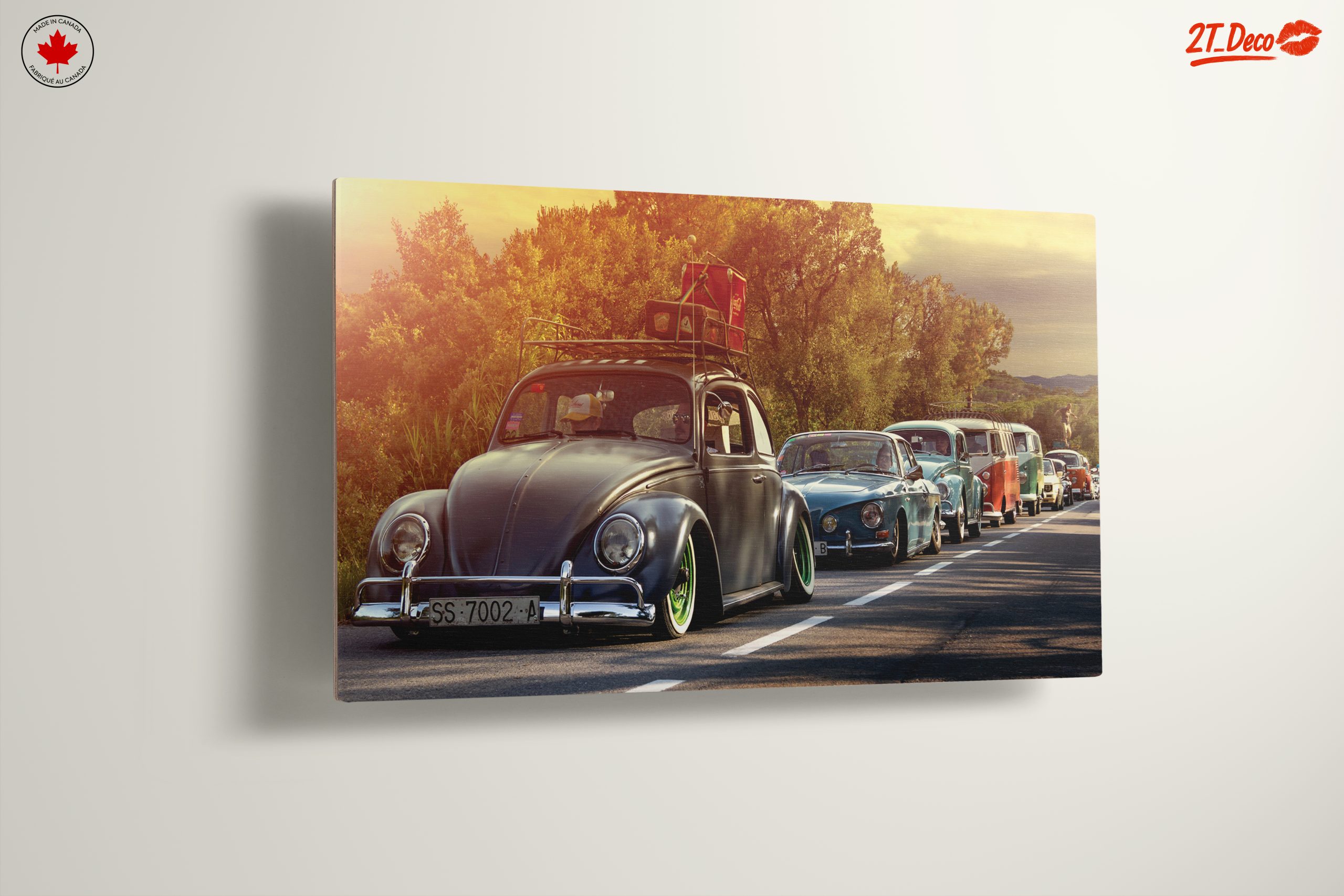 Vintage Cars on a Scenic Road - Image 13