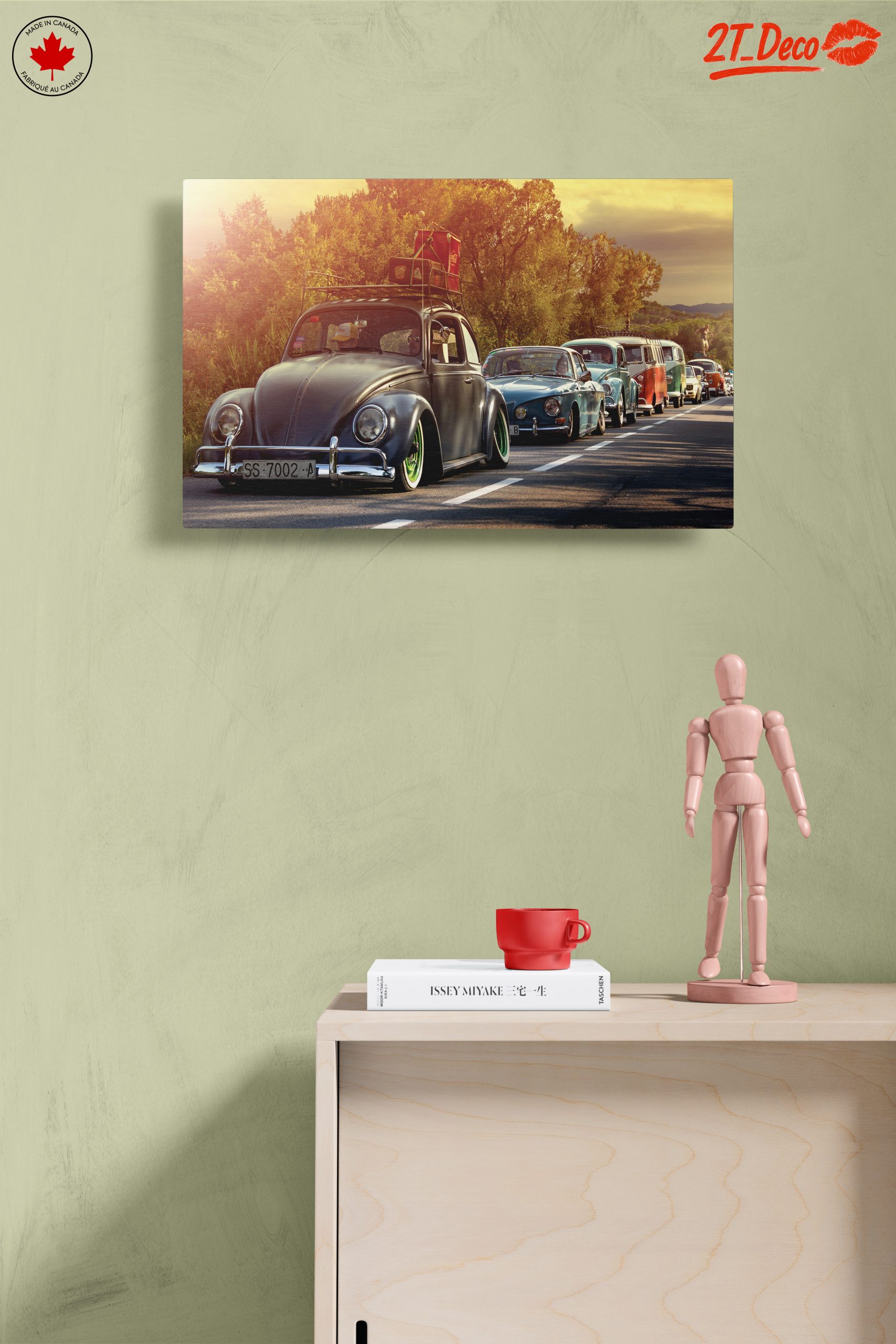 Vintage Cars on a Scenic Road - Image 14