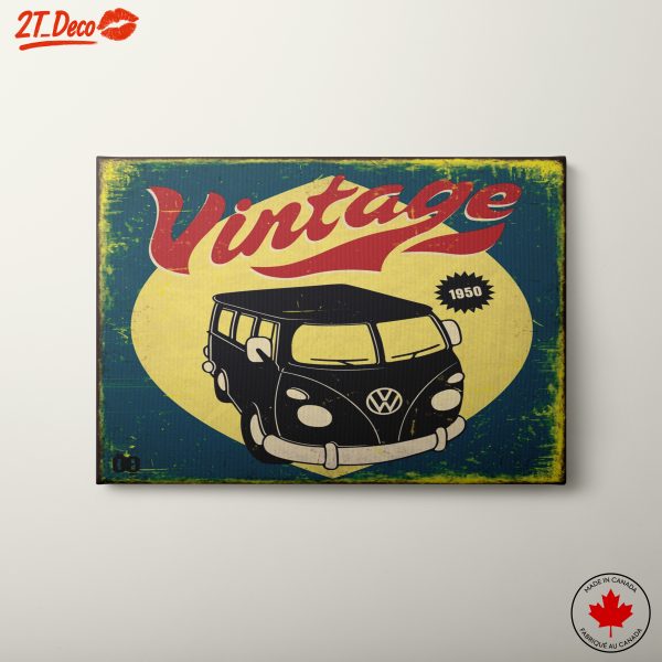Vintage Volkswagen Van Artwork
