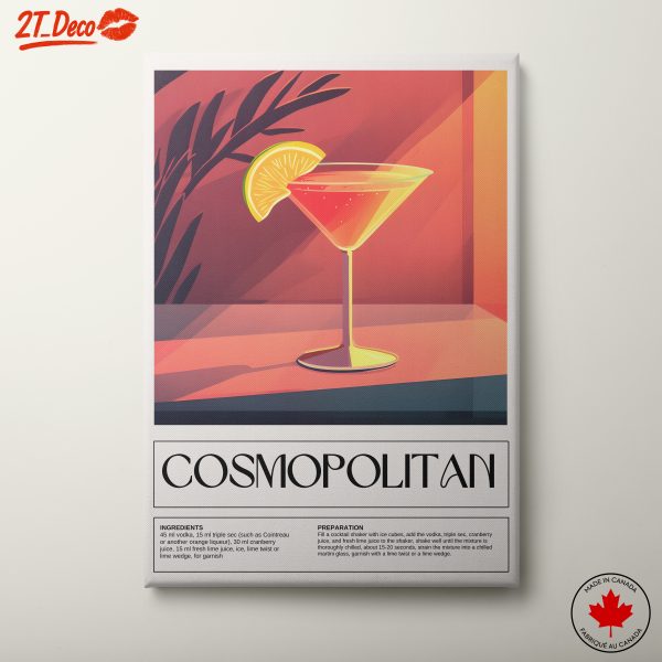 Cosmopolitan Cocktail Art