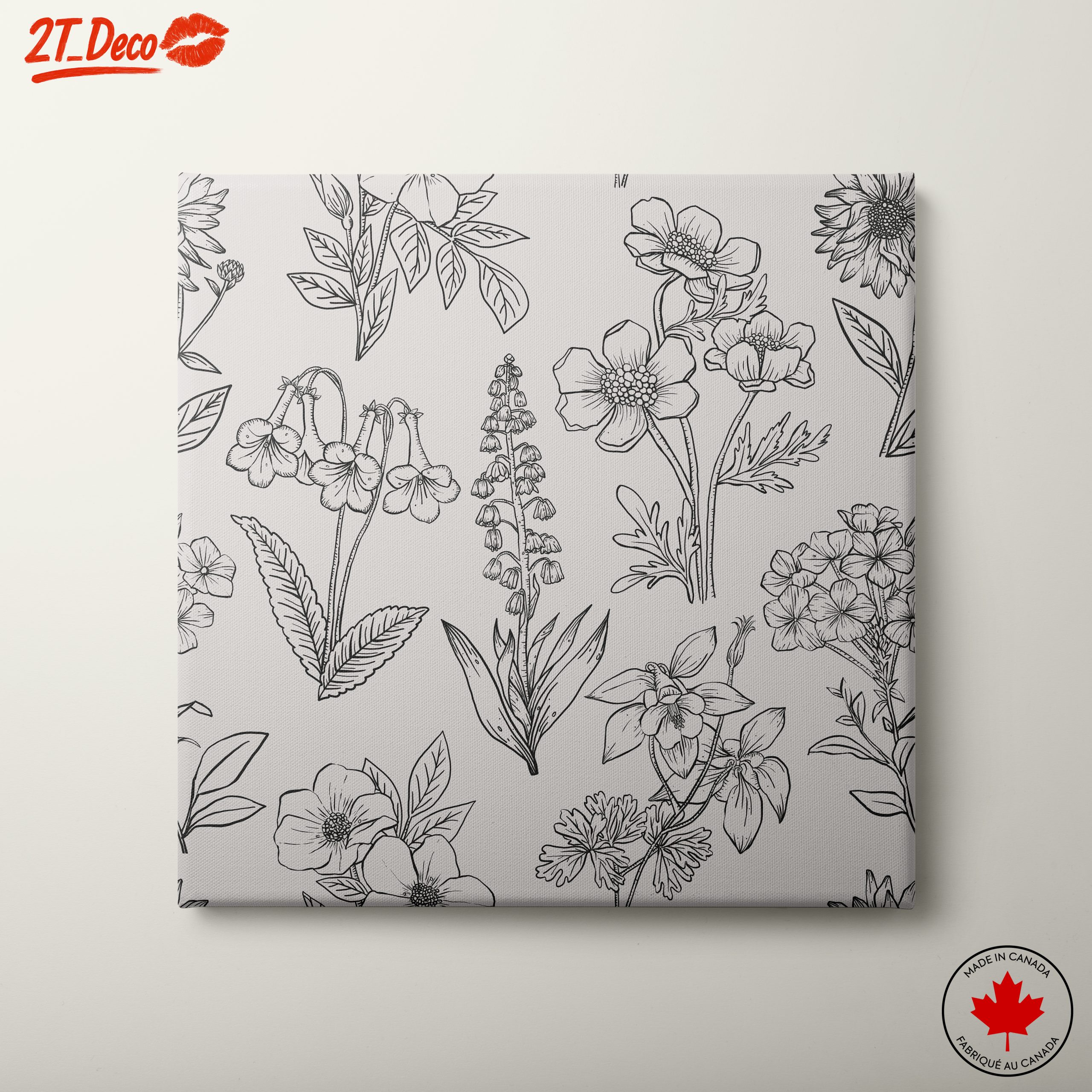 Hand-Drawn Botanical Leaf Artwork