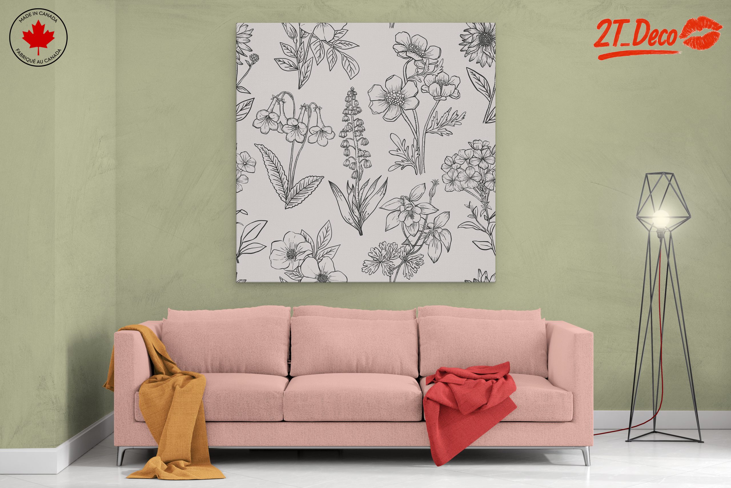 Hand-Drawn Botanical Leaf Artwork - Image 2