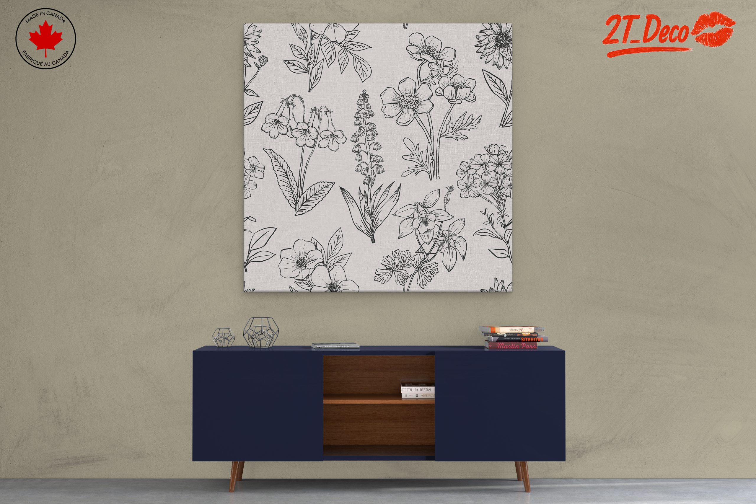 Hand-Drawn Botanical Leaf Artwork - Image 3