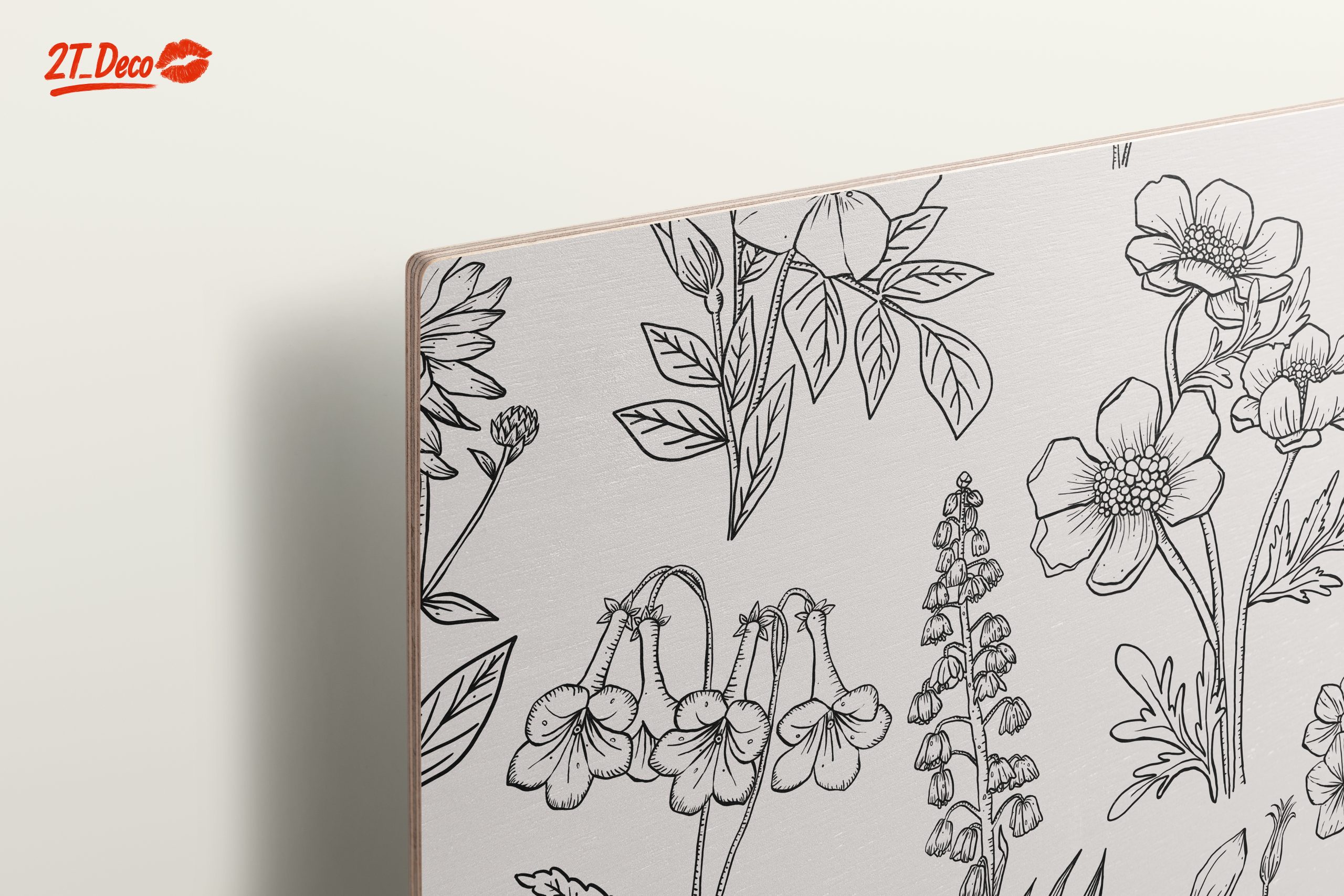 Hand-Drawn Botanical Leaf Artwork - Image 15