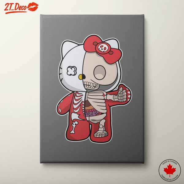 Cute Skeleton Character Illustration