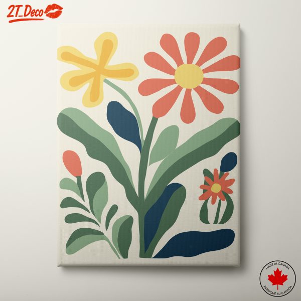 Stylized Botanical Abstract Artwork