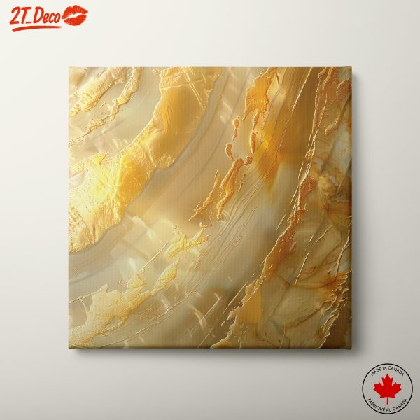 Elegant Gold Abstract Artwork 2