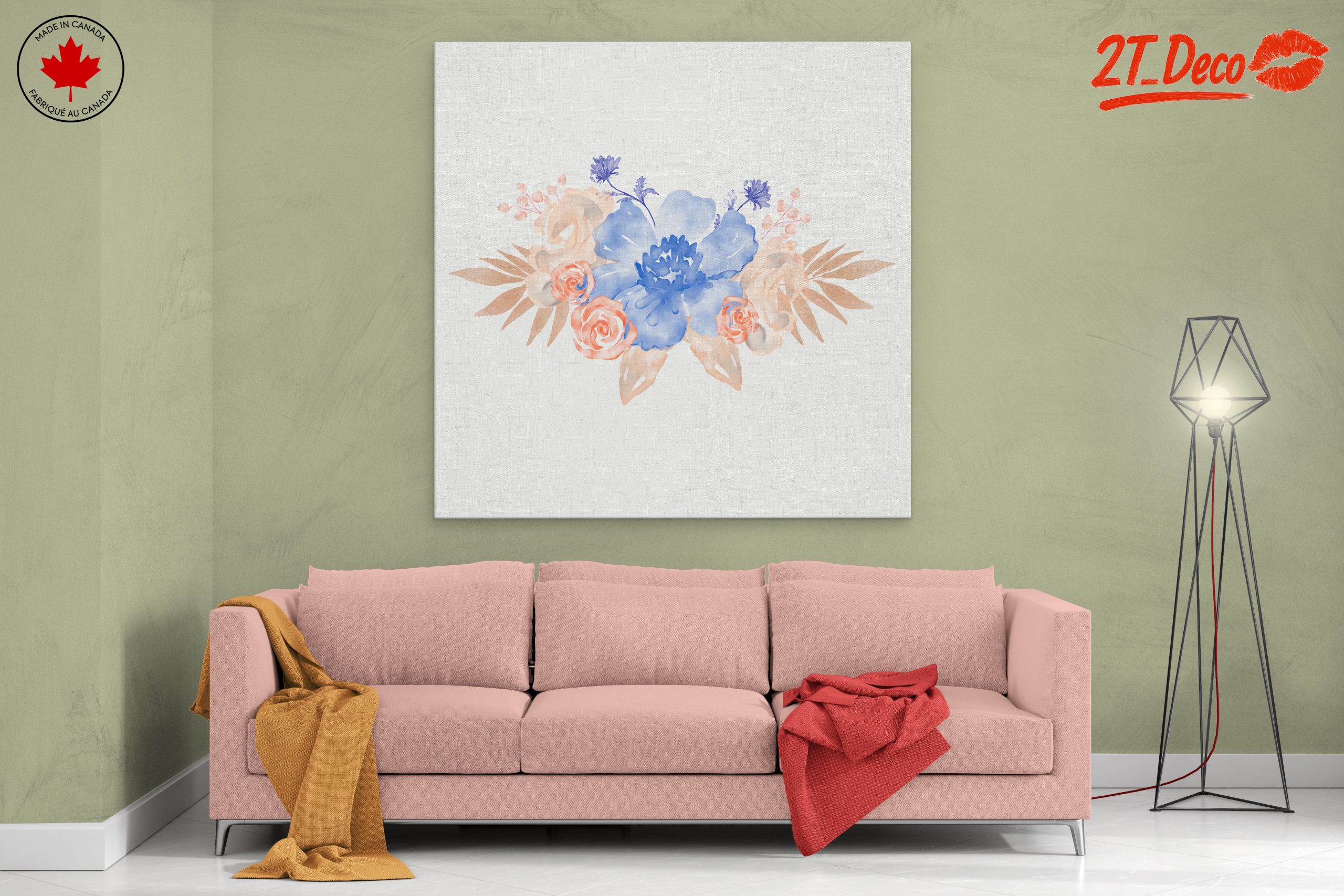 Elegant Floral Arrangement Artwork - Image 2