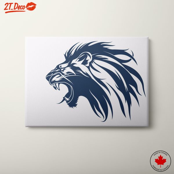 Stylized Lion Artwork