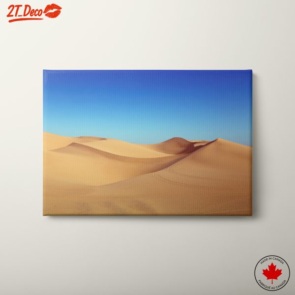 Desert Landscape with Rolling Sand Dunes
