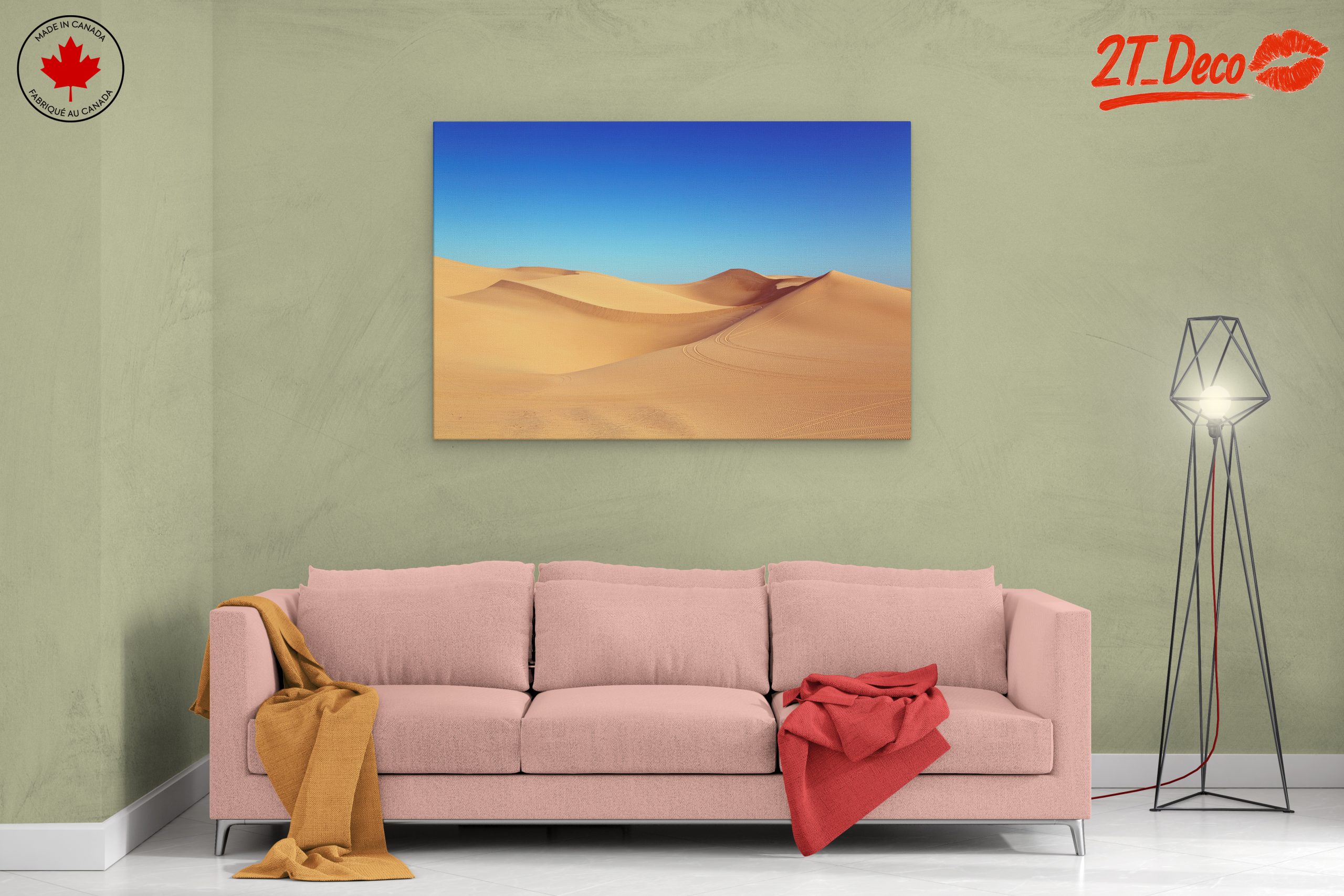 Desert Landscape with Rolling Sand Dunes - Image 2