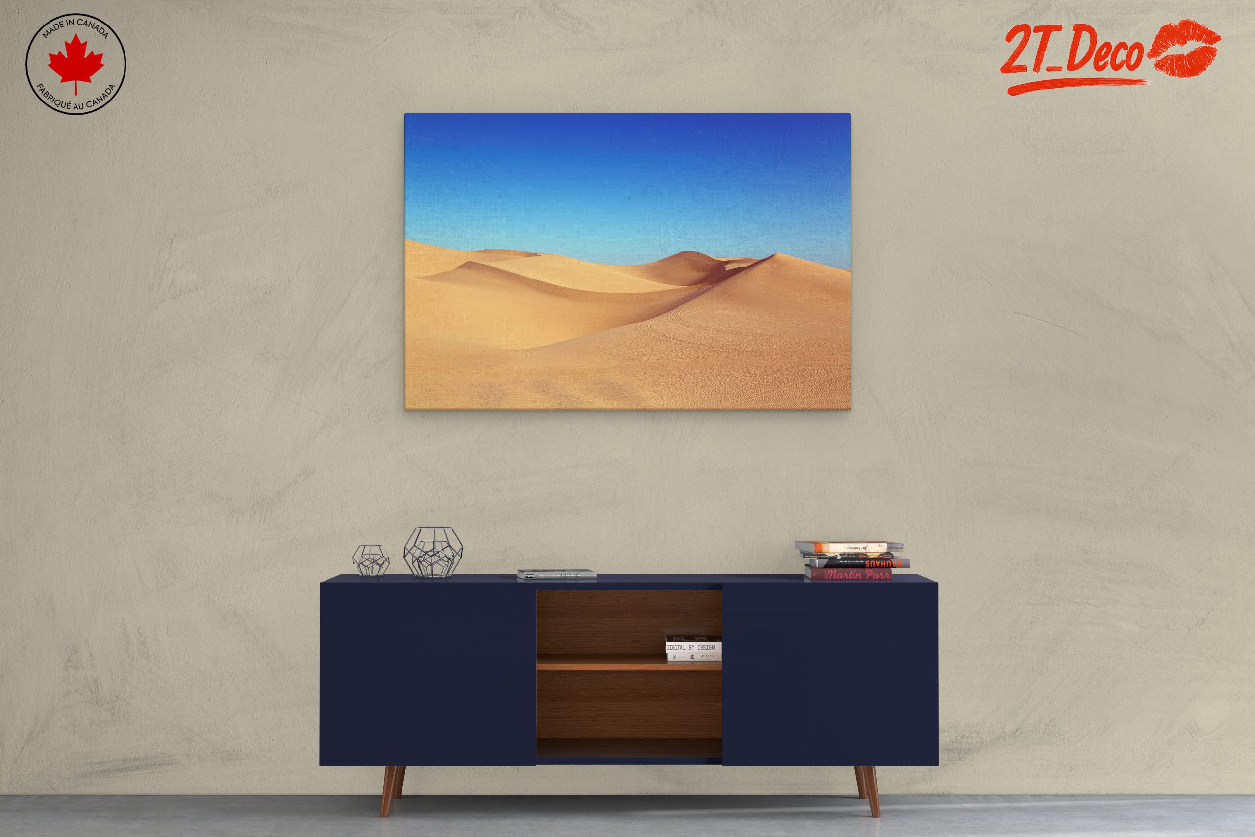 Desert Landscape with Rolling Sand Dunes - Image 3