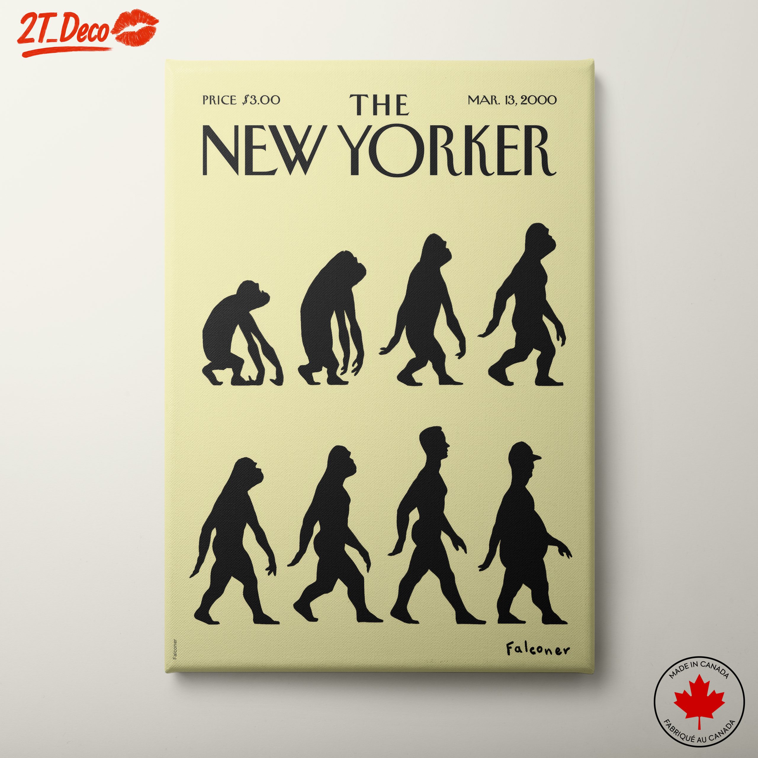 New Yorker Evolution Wall Art