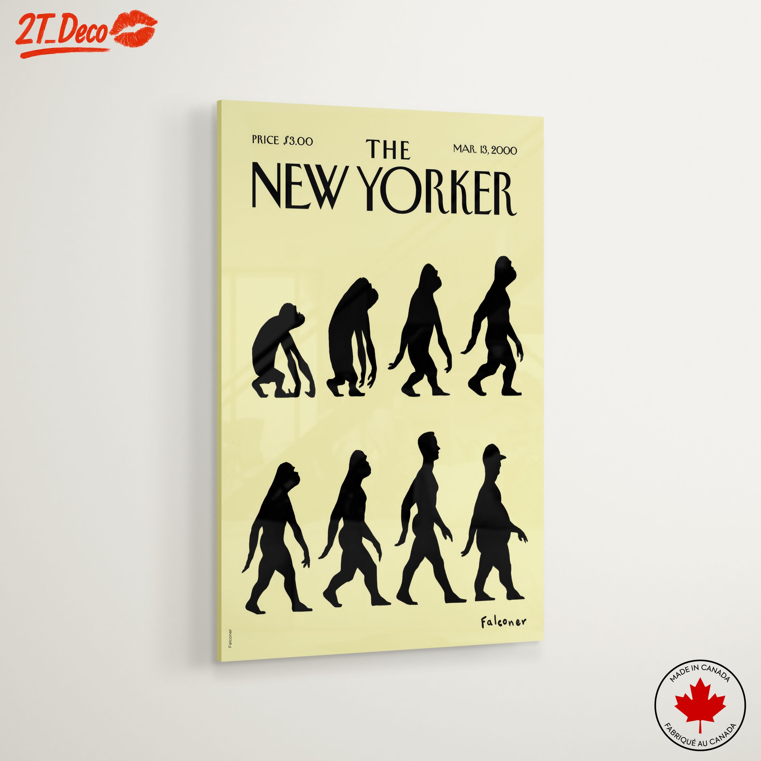 New Yorker Evolution Wall Art - Image 6