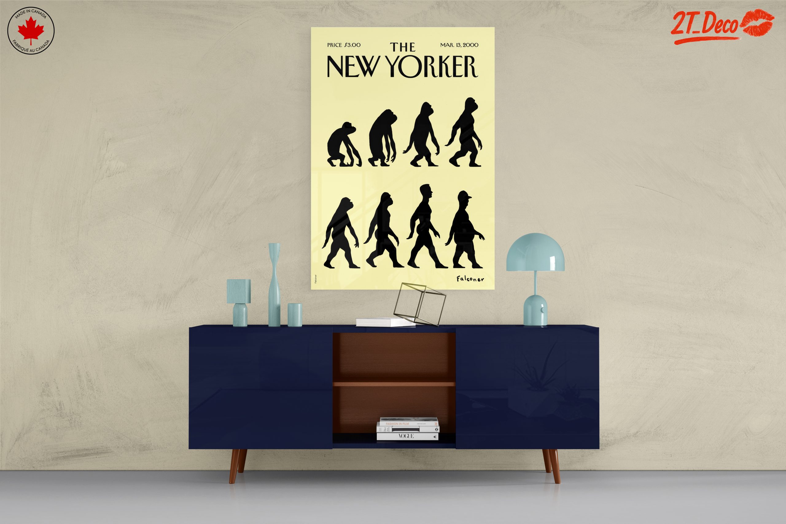 New Yorker Evolution Wall Art - Image 8