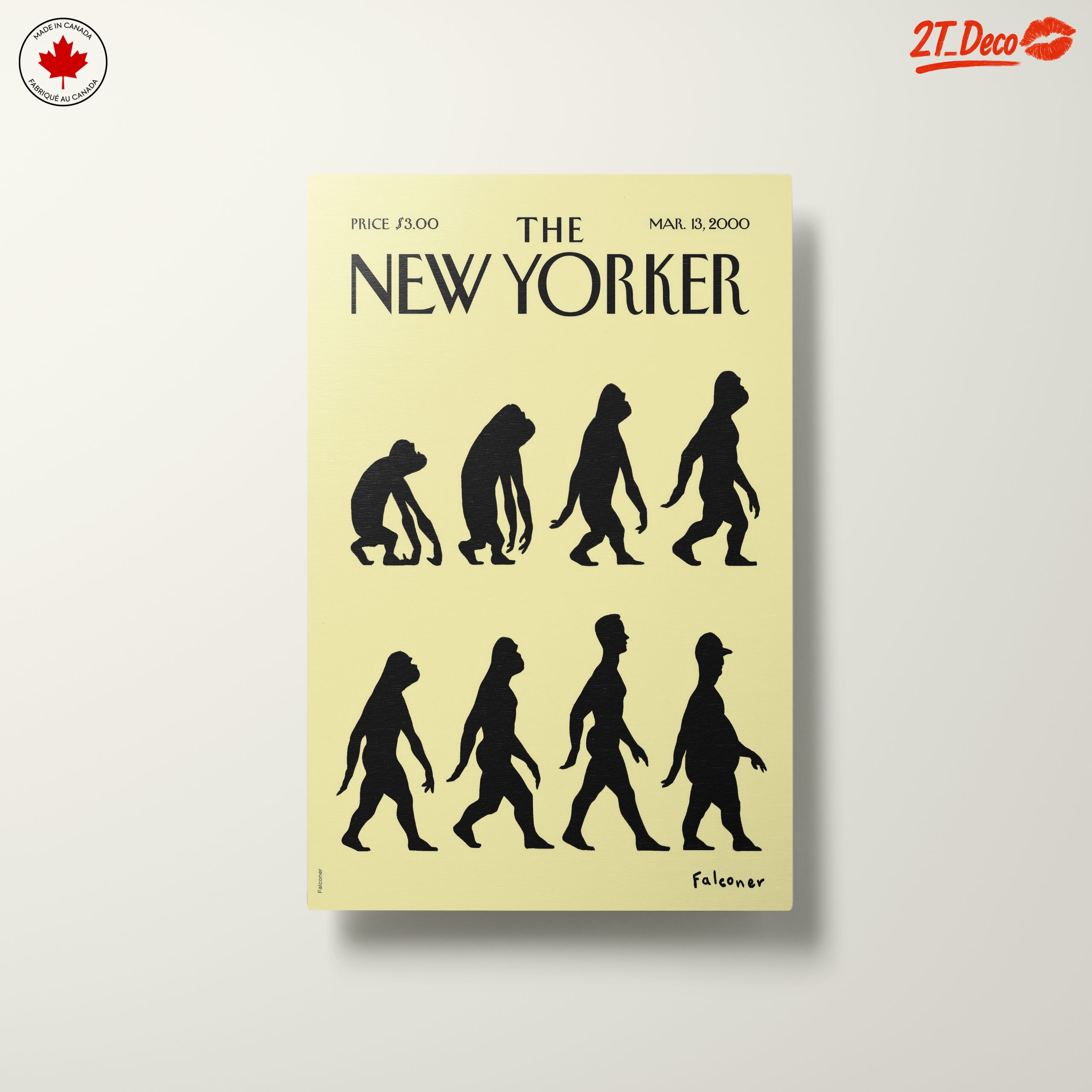 New Yorker Evolution Wall Art - Image 10