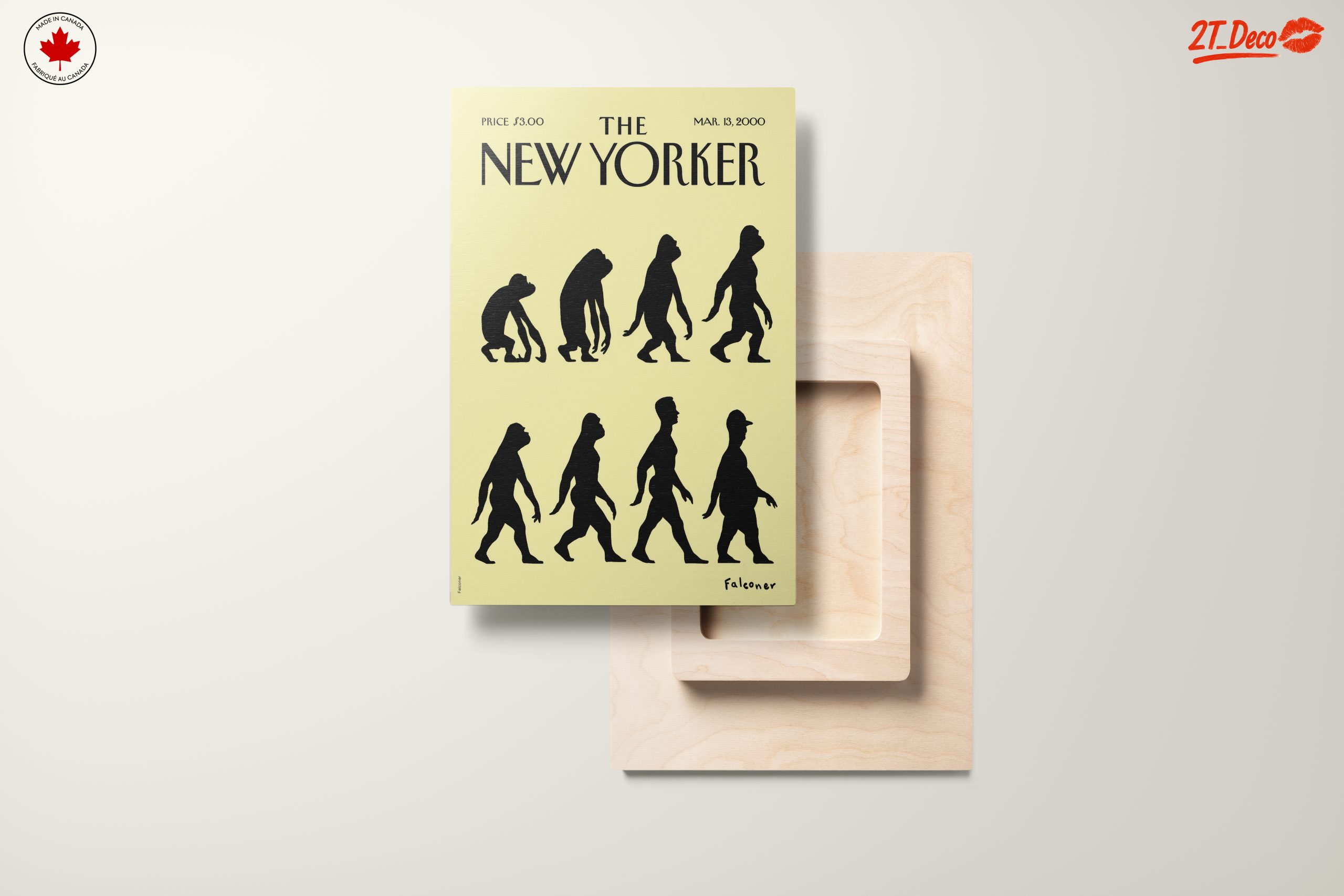 New Yorker Evolution Wall Art - Image 11