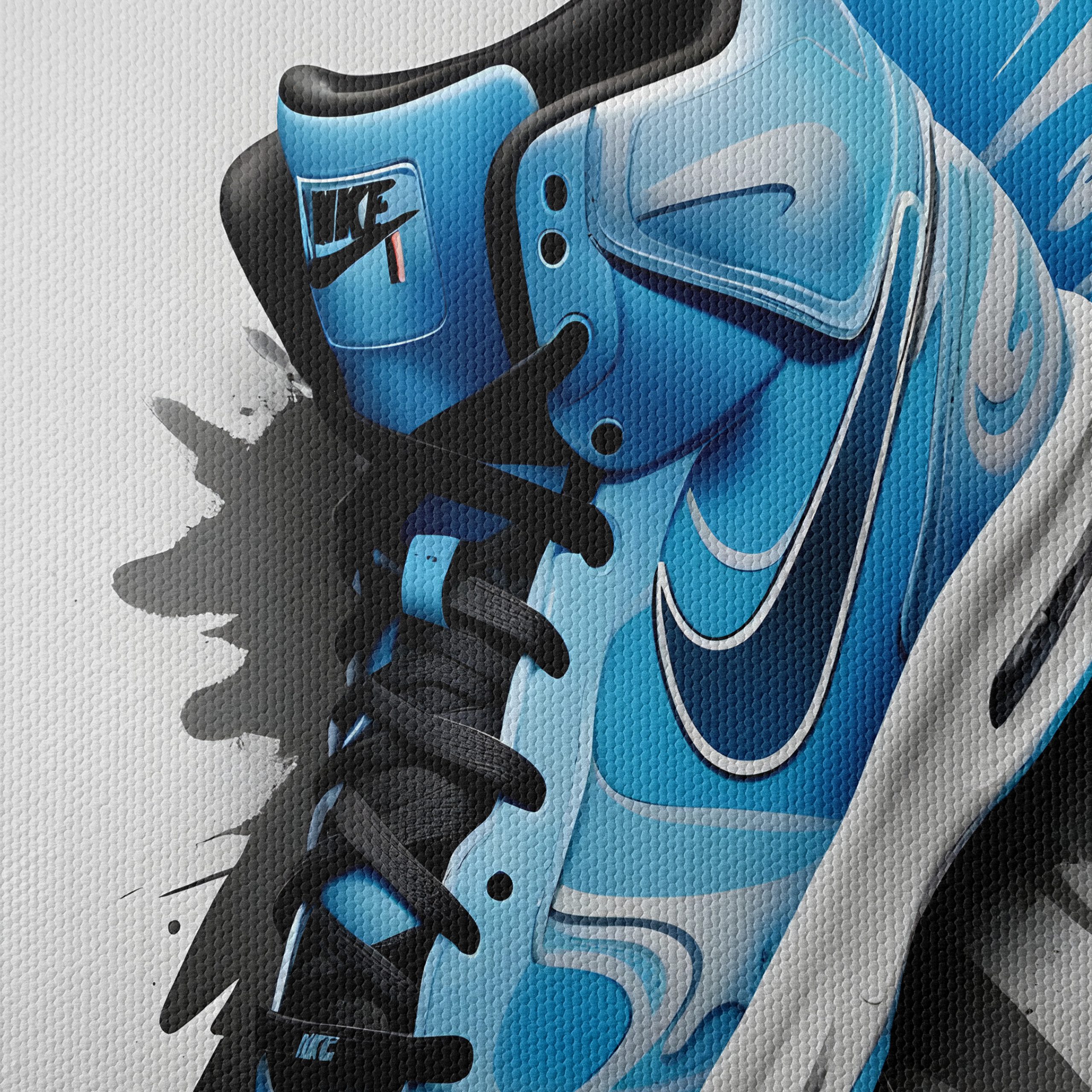 Stylish Nike Sneaker Graphic Art - Image 4