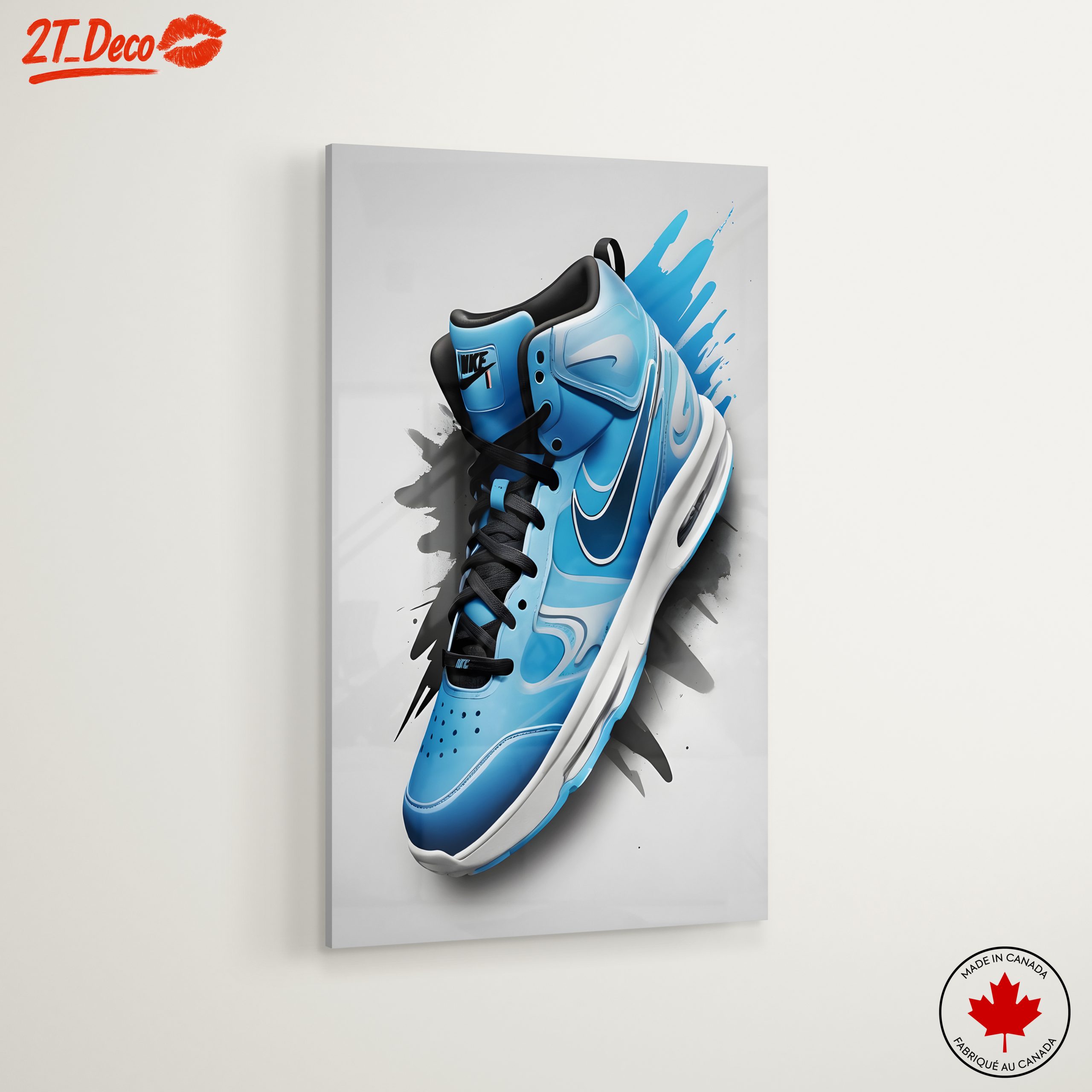 Stylish Nike Sneaker Graphic Art - Image 6