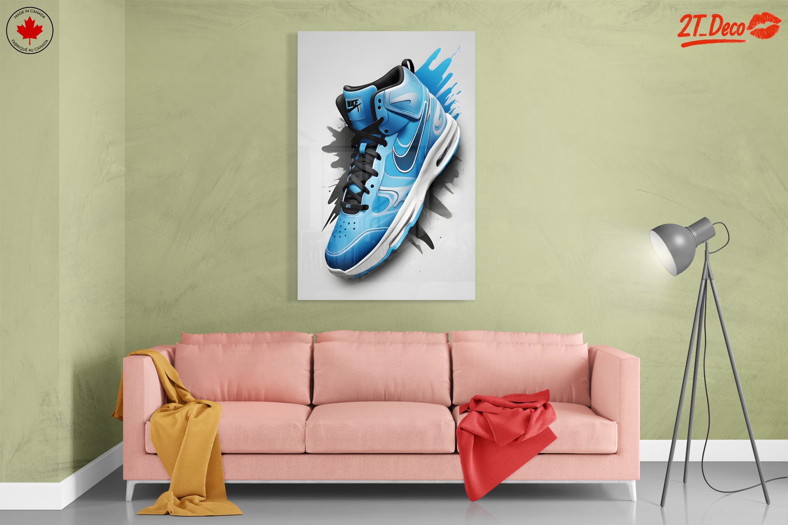 Stylish Nike Sneaker Graphic Art - Image 7